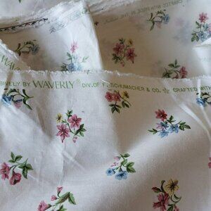 Unused - Waverly Floral Vintage Chintz Polish Cotton - 4 yards